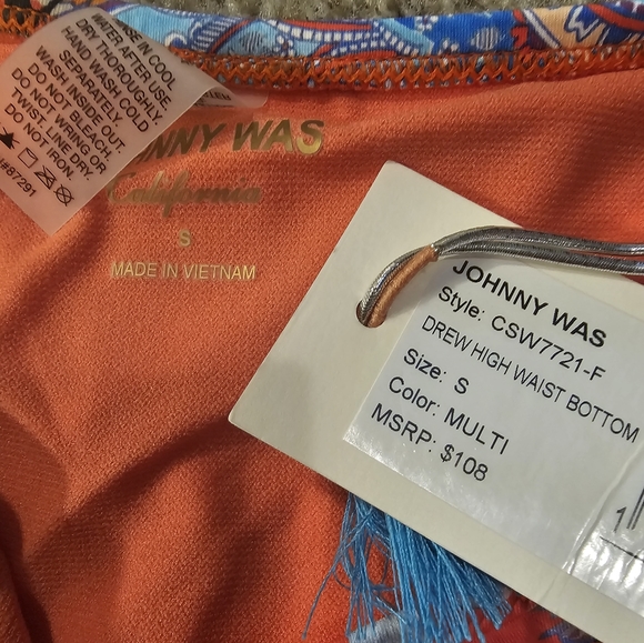 Johnny Was Drew High Waist Bottom - Picture 4 of 6